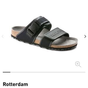 Birkenstock Rotterdam black sandals